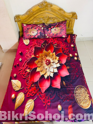 Primium 3D Bedsheet Four Piece Set